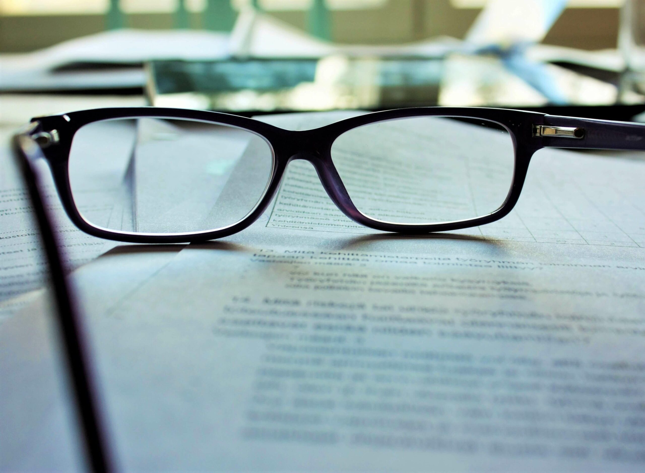 Une paire de lunette