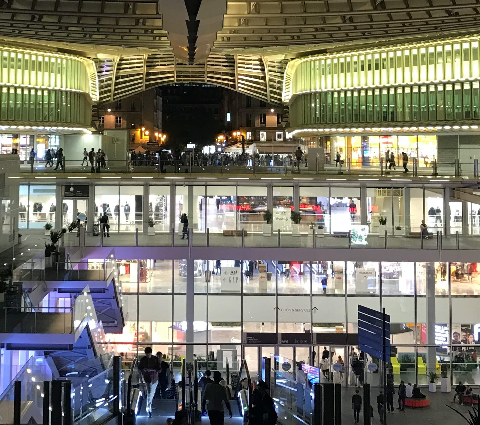 Un centre commercial